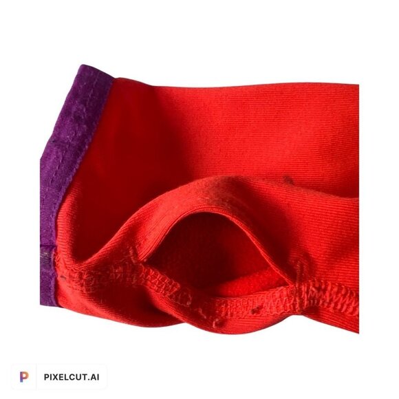 Nike Pro Youth Girls Atheltic Sweater Size M Orange Purple Features - Picture 2 of 8